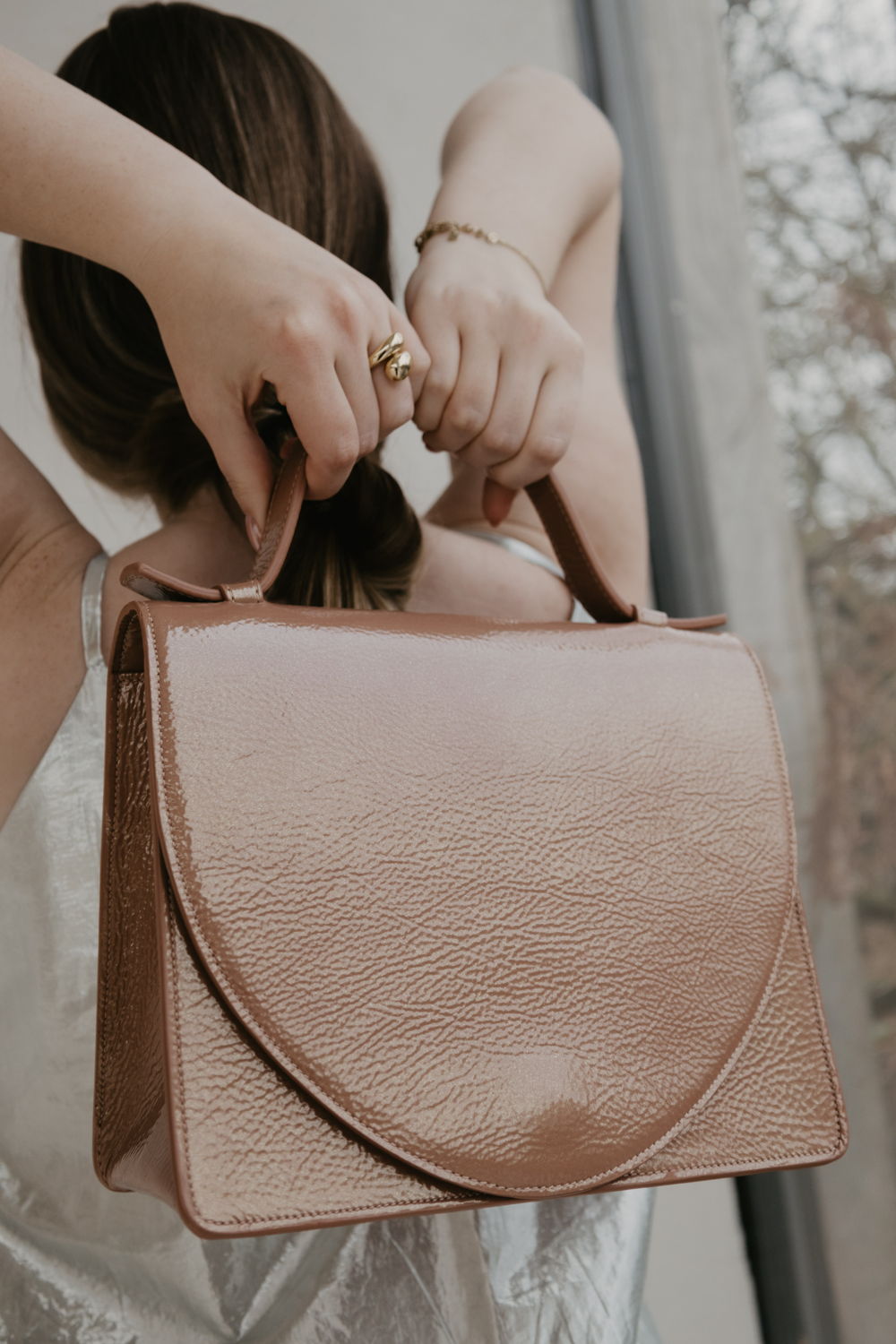 Mieke Dierckx_Mini Briefcase Rose Stone €475