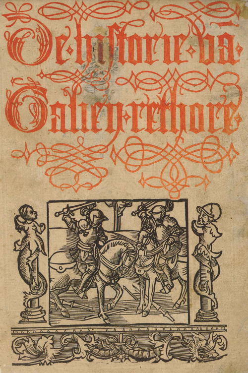 Titelpagina Galien rethore.