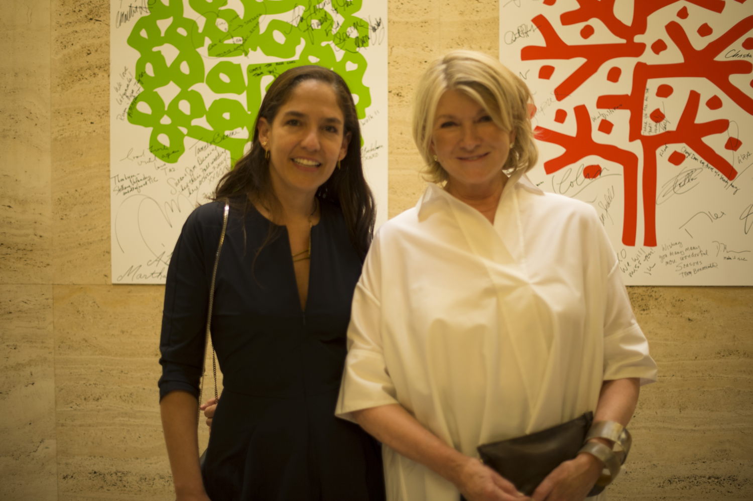 Bertha González y Martha Stewart