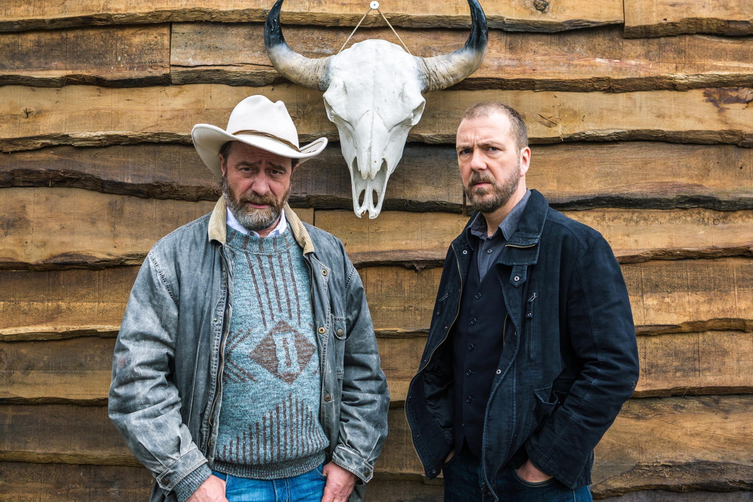 Sebastien Dewaele en Wim Willaert als de broers Berger ©NyklyN