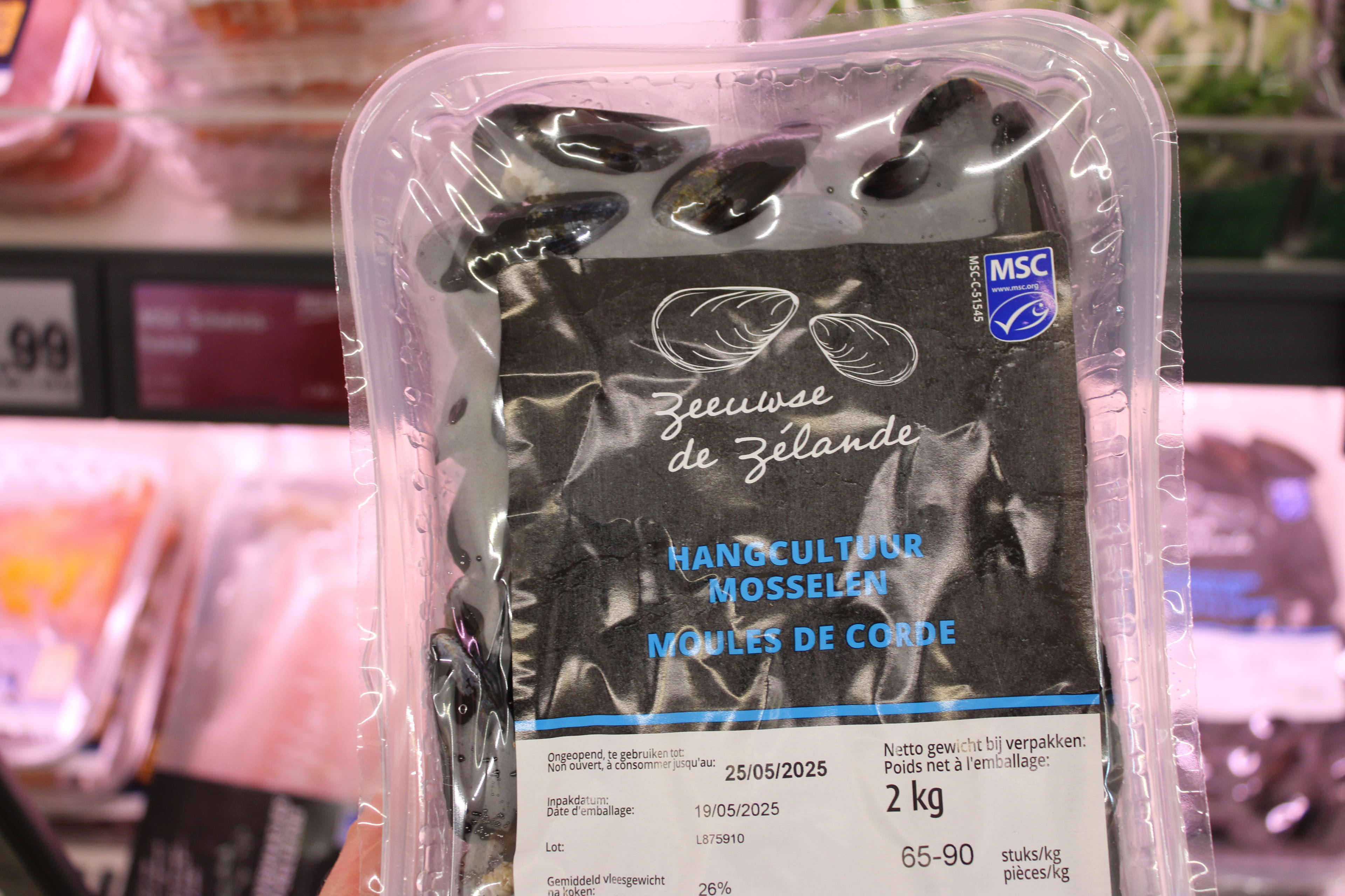 Première en supermarché : 
Lidl met les moules durables de Zélande au menu