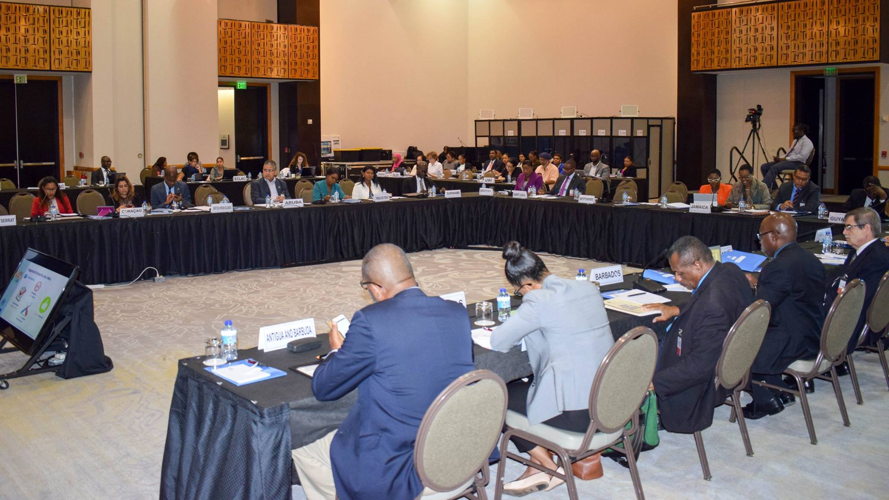 Participants at UN-ECLAC Meeting
