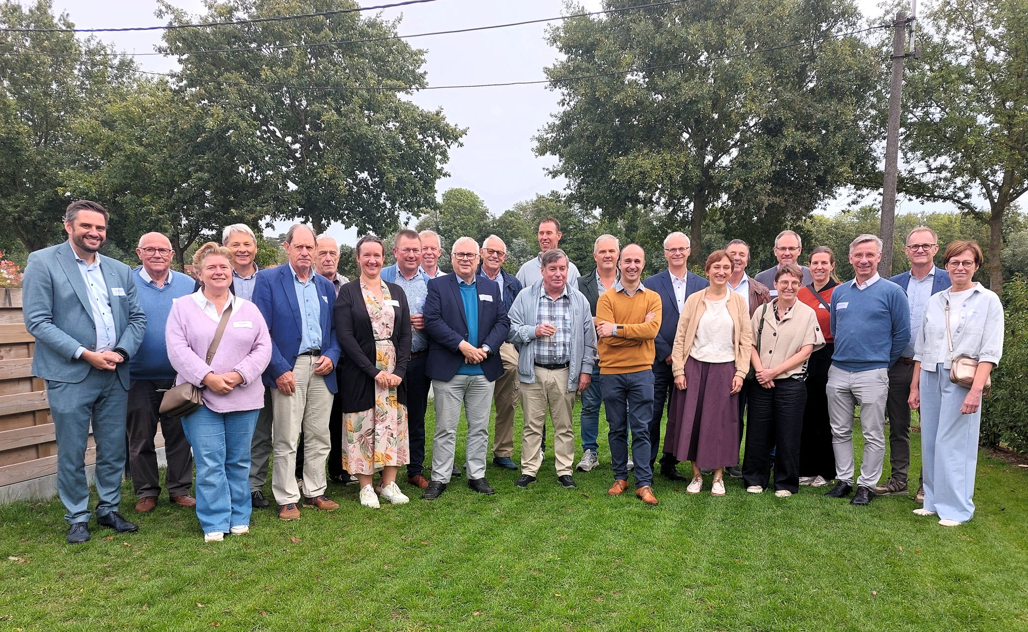 Leden van het ruilverkavelingscomité en de commissie van advies, het projectteam en betrokken besturen