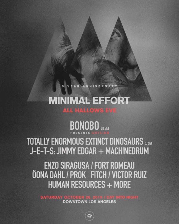 Minimal Effort : All Hallow’s Eve Announces Lineup for October 26 Event in Downtown Los Angeles