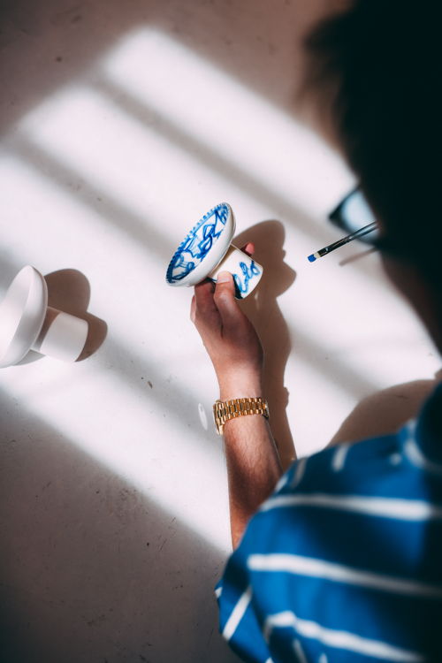Artwork Pablo Lücker x Delfts Blauw