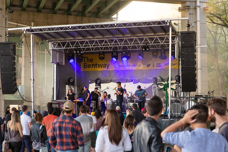 The Bentway Block Party - Photo by Andrew Williamson
