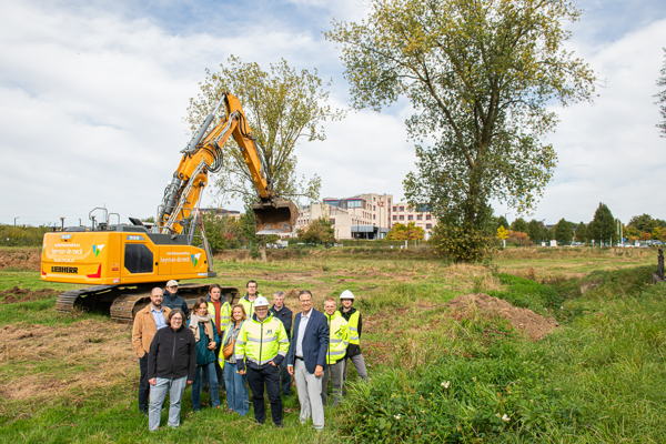 Start aanleg overstromingsgebied Grote Weide