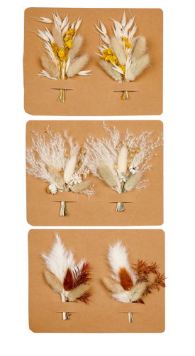 MINA Set de 2 fleurs séchées dry décorative_5,95€