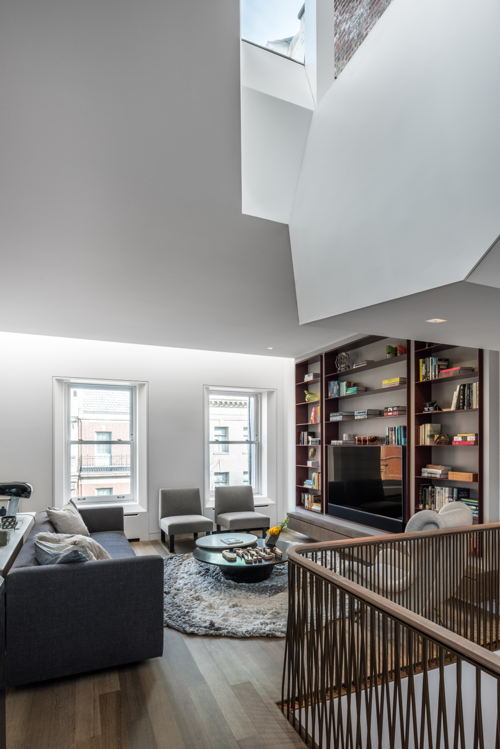 View of fifth floor. Photo by Alan Tansey.