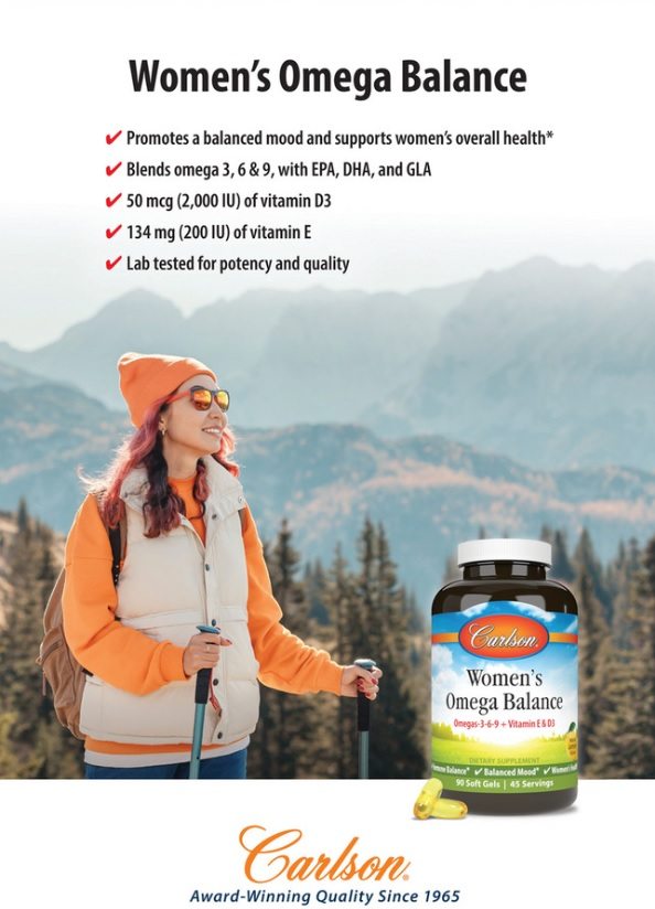 Carlson Introduces Women's Omega Balance