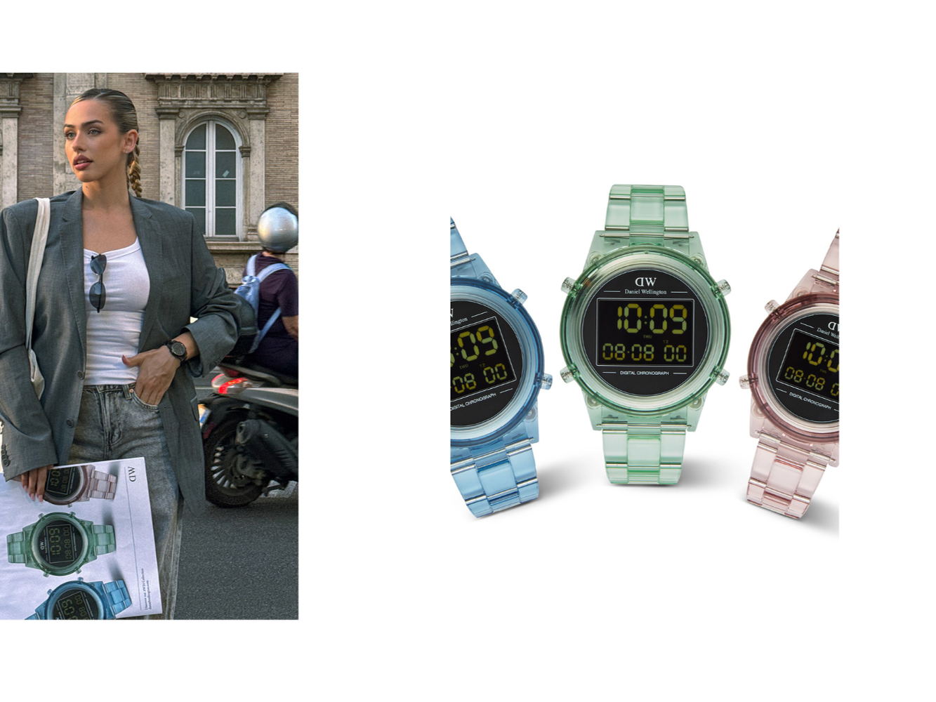 Daniel Wellington Unveils New Digital Retro Watch: A Perfect Blend of Nostalgia and Chic Style.