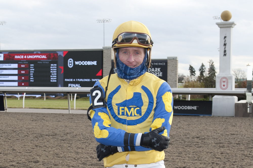 Gary Boulanger in November 2021 at Woodbine. (Michael Burns Photo)