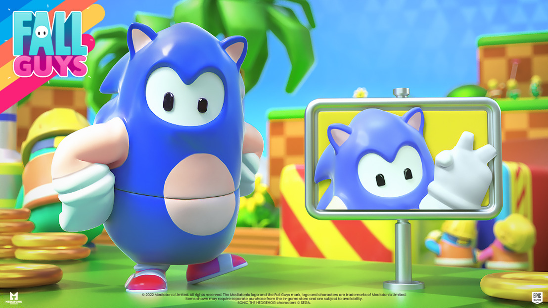 ¡Hay que ir más rápido! Sonic y sus amigos corren hacia Fall Guys con un nuevo nivel tematizado y disfraces.
