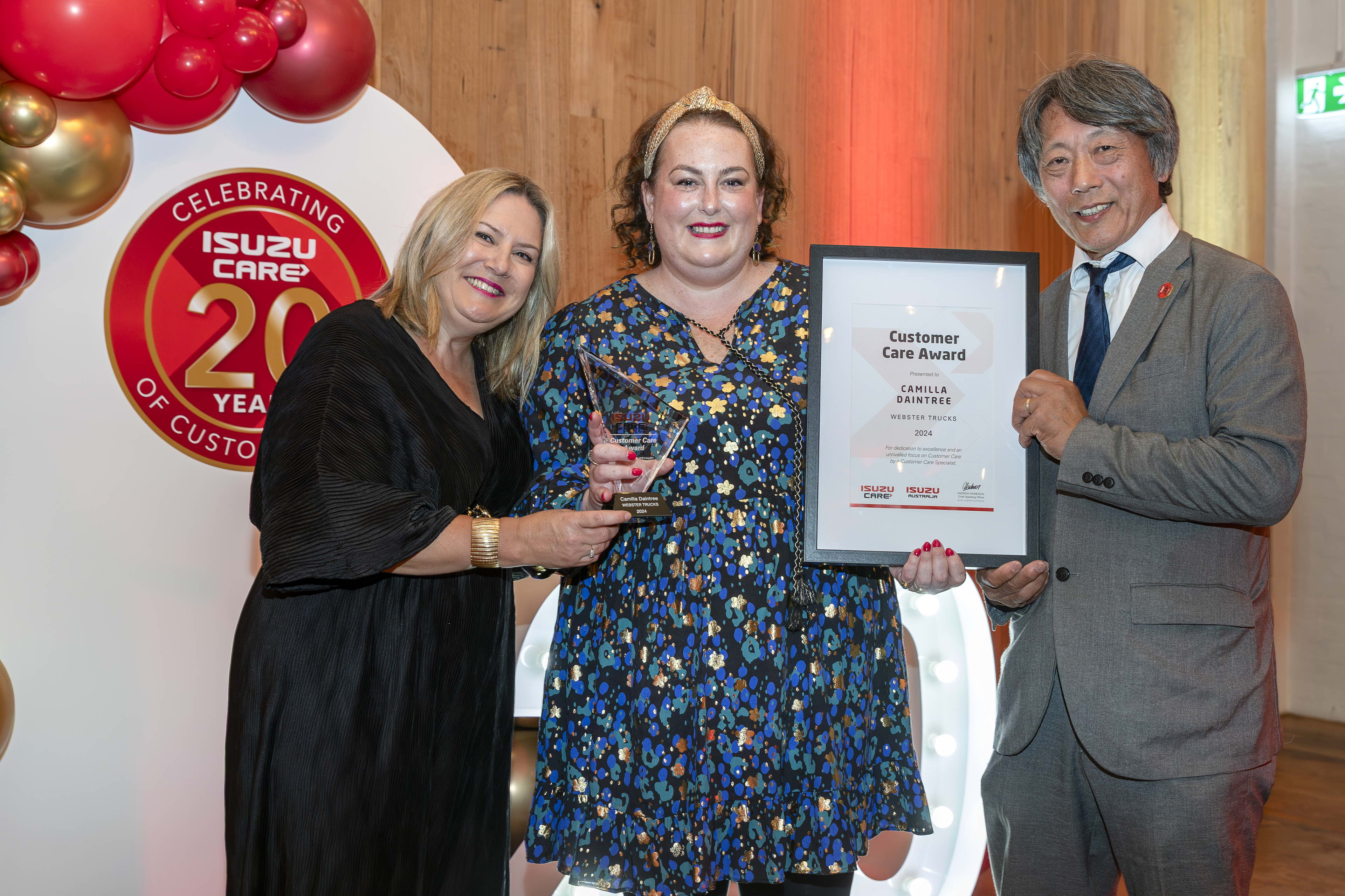 Isuzu Recognises Customer Service Excellence with 'Care' Award
