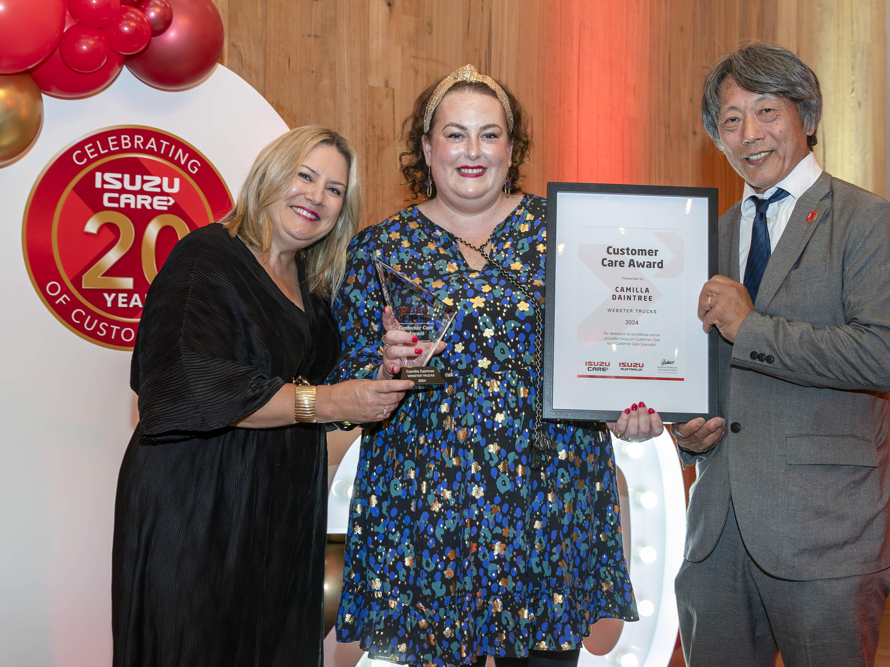 Isuzu Recognises Customer Service Excellence with 'Care' Award