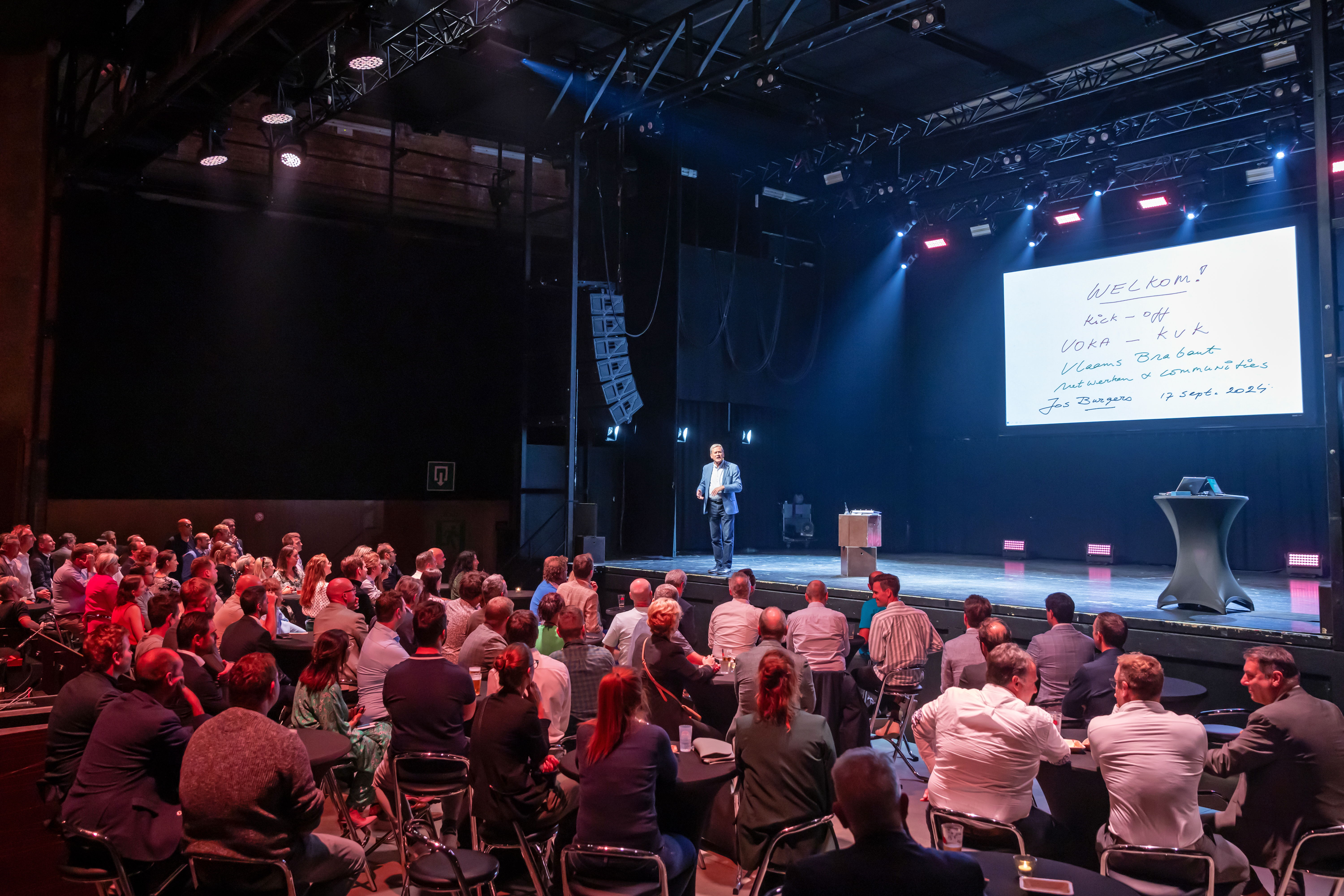 In Het Depot kwamen gisteren meer dan 100 ondernemers samen voor de kick-off van de netwerken en communities van Voka-Kvk Vlaams-Brabant