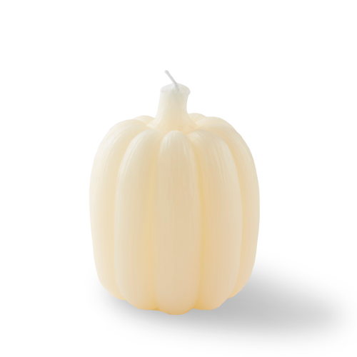 PUMPKIN CANDLE WHITE H12 €7,95