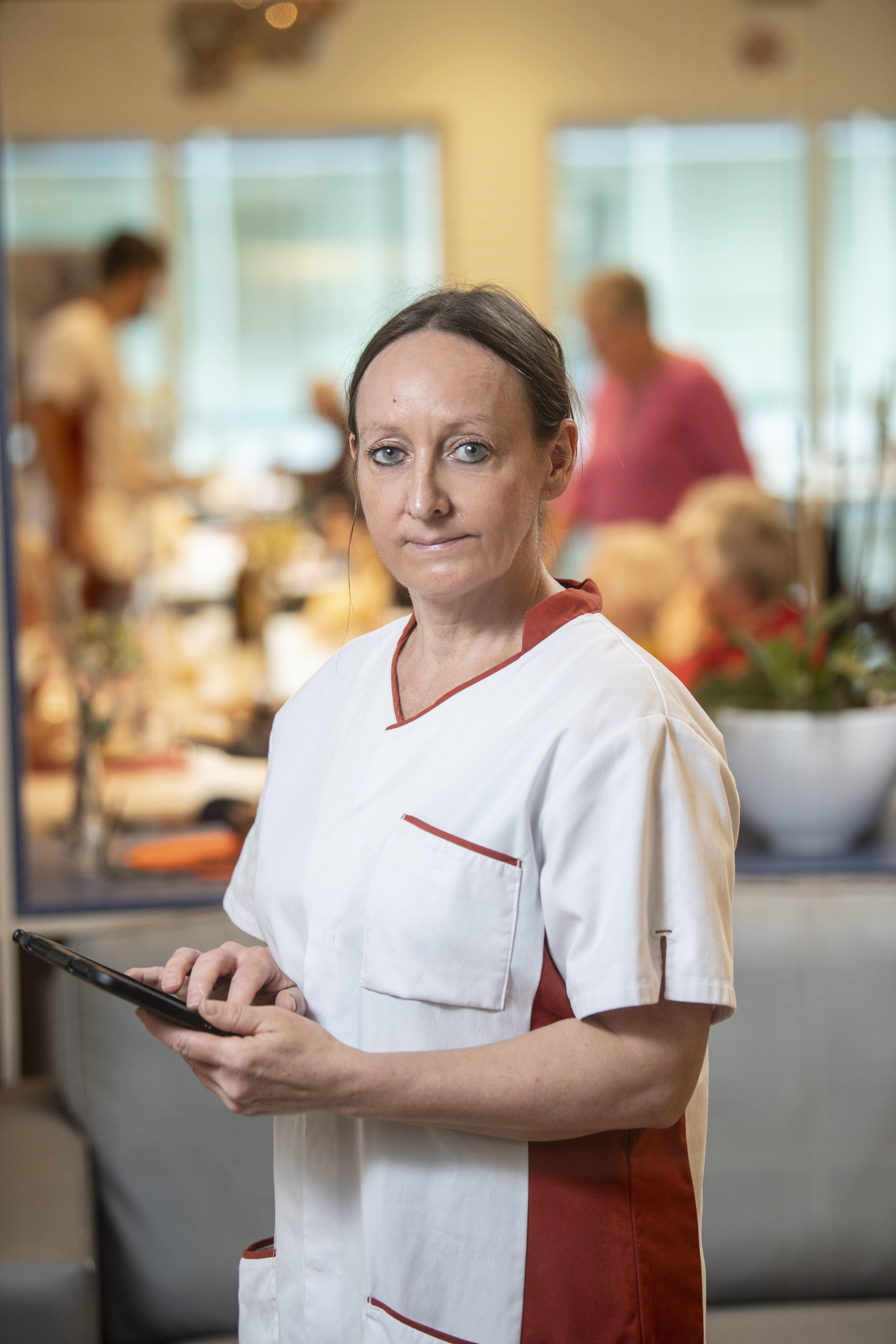 Hoofdverpleegkundige in een woonzorgcentrum Liesbeth ©AUVB