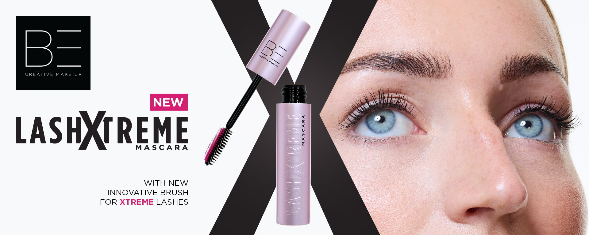 BE Creative Make Up introduit un nouveau mascara révolutionnaire : le LashXtreme Intense Mascara !