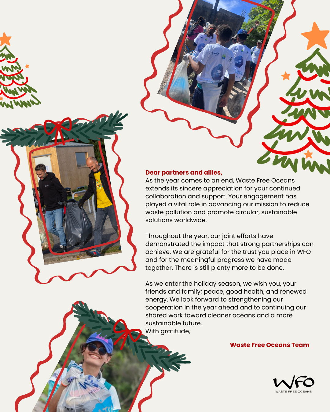 Happy Holidays from Waste Free Oceans!