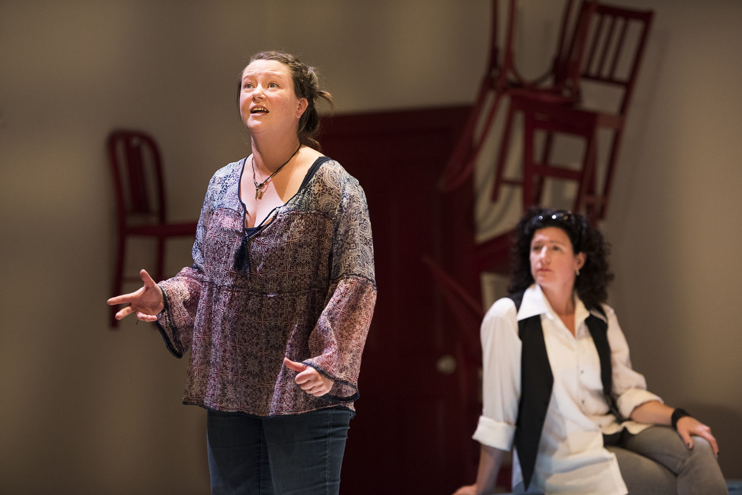 Jennifer Paterson and Sarah Donald star in Mom’s the Word / Photos by Emily Cooper
