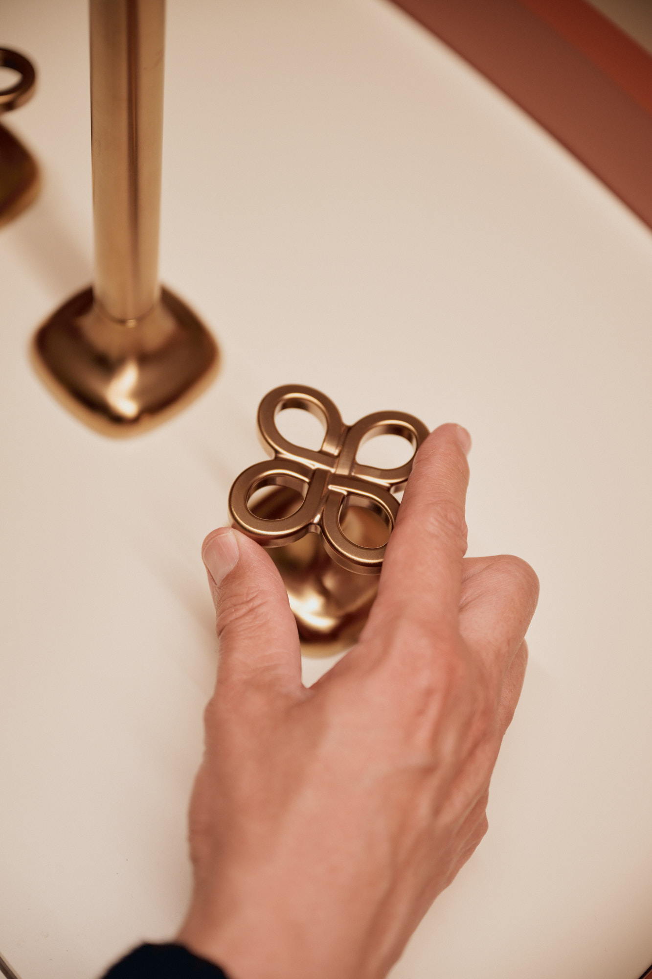 The Knot handle designed by AB Concept for Dornbracht - images courtesy of Dornbracht