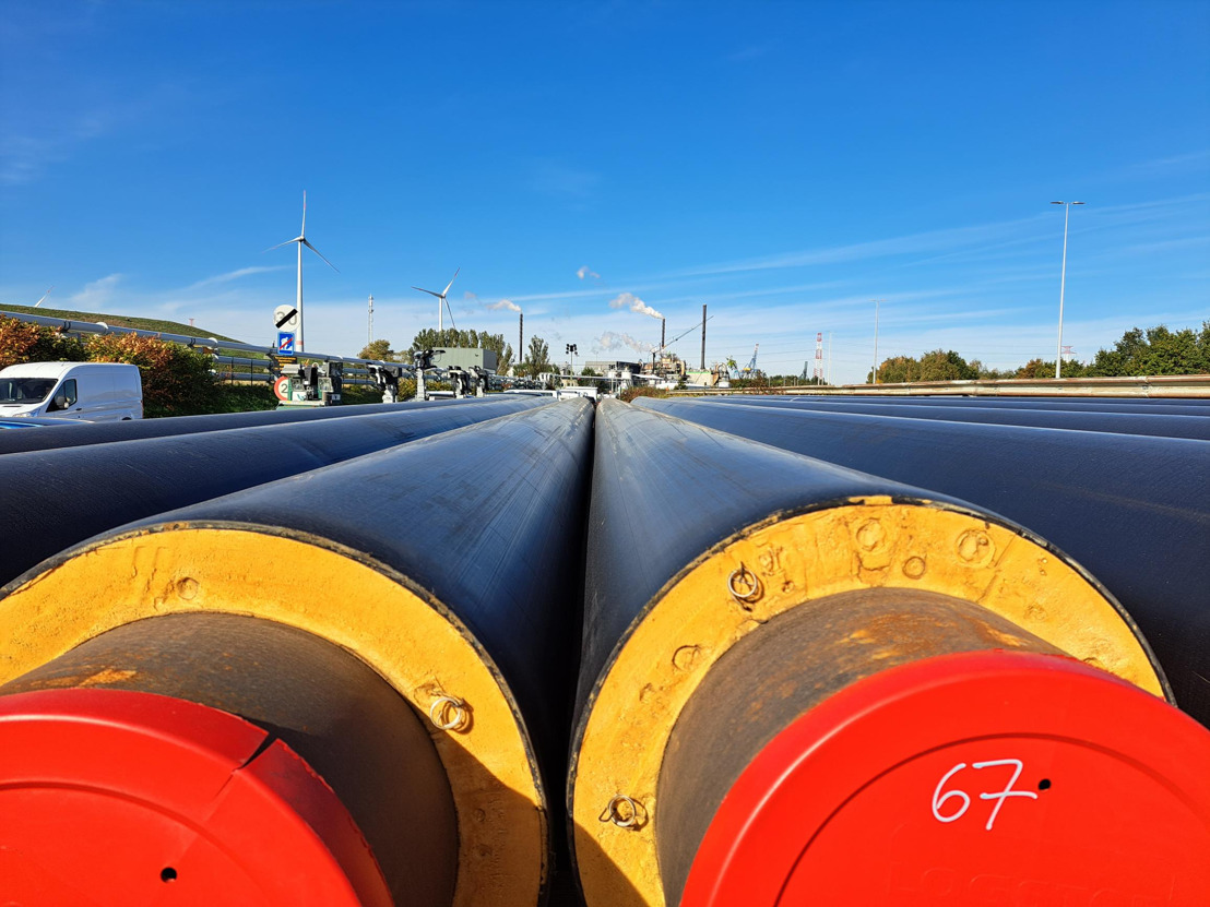 Pipe to go underground: starting signal for construction on Antwerp North Heat Network