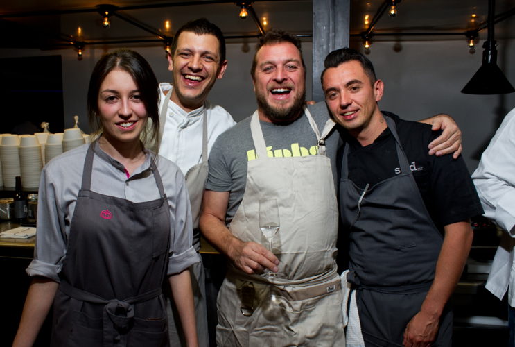 Chef Sofía, Chef Matteo, Chef Jair y Chef Edgar