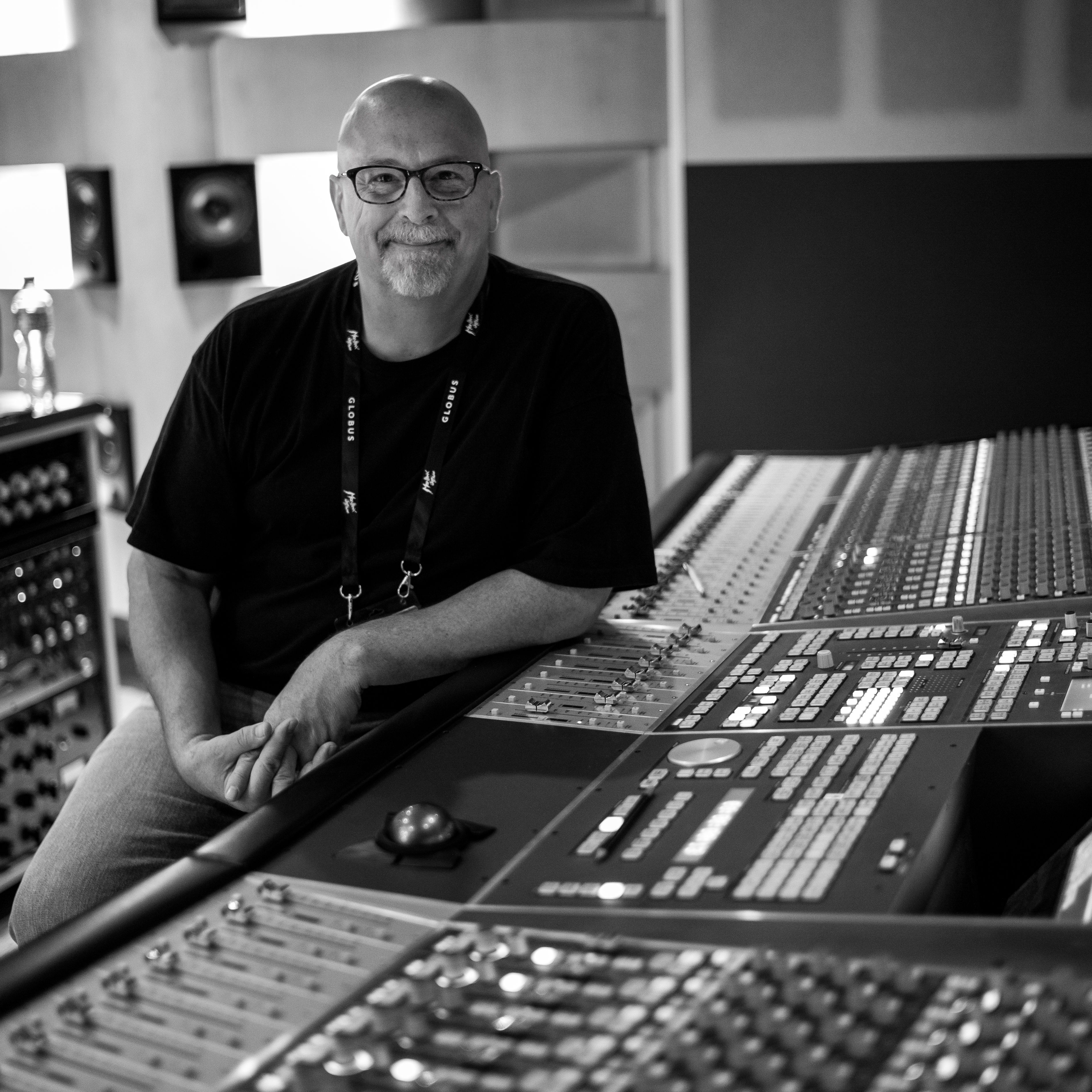 El mezclador de música John Harris, que mezcló a Steve Lacy en la 65ª edición de los premios GRAMMY (Fotografía cortesía del Festival de Jazz de Montreux)