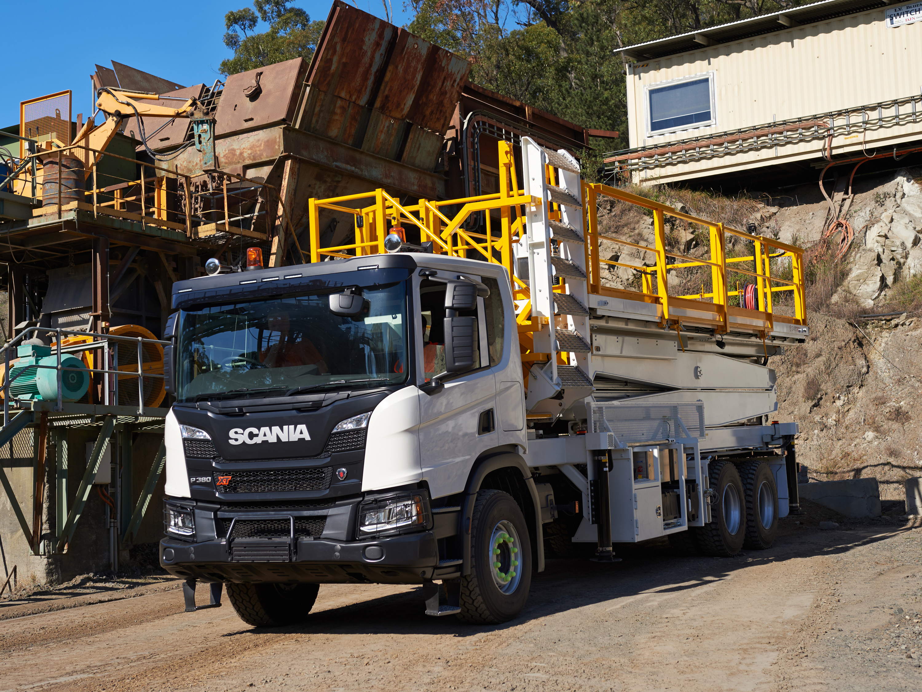 Safetech and Scania Launch Brand New Elevated Work Platform