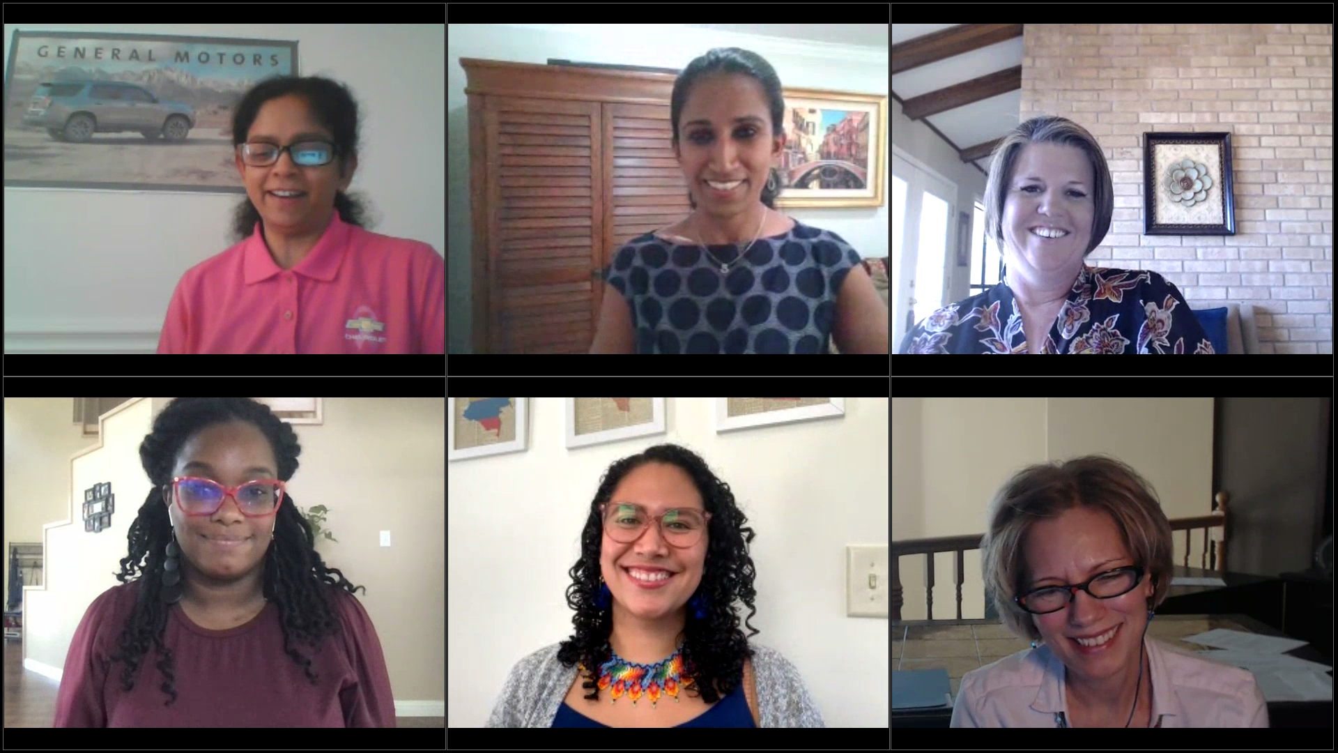 Clockwise from top left: Anbu Subramaniyan, Sabari Raja, Andi McNair, Jennifer Harrison, Ana Porras, Nicole Jackson Clockwise from top left: Anbu Subramaniyan, Sabari Raja, Andi McNair, Jennifer Harrison, Ana Porras, Nicole Jackson