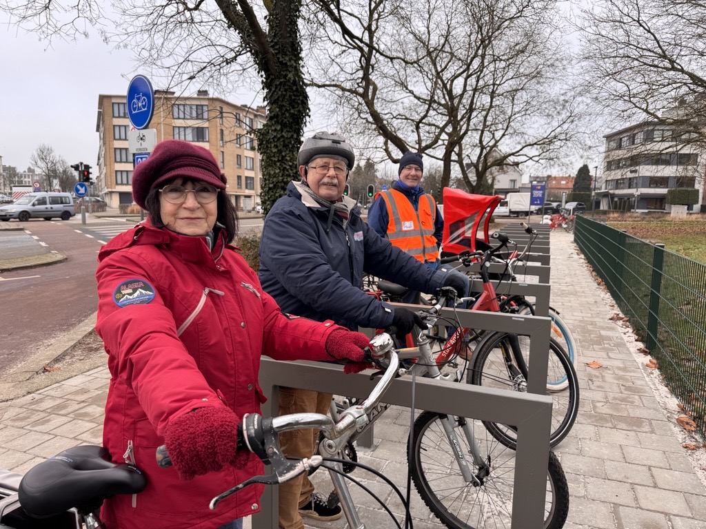 Nieuwe fietsenstalling in Merksem na advies seniorenraad