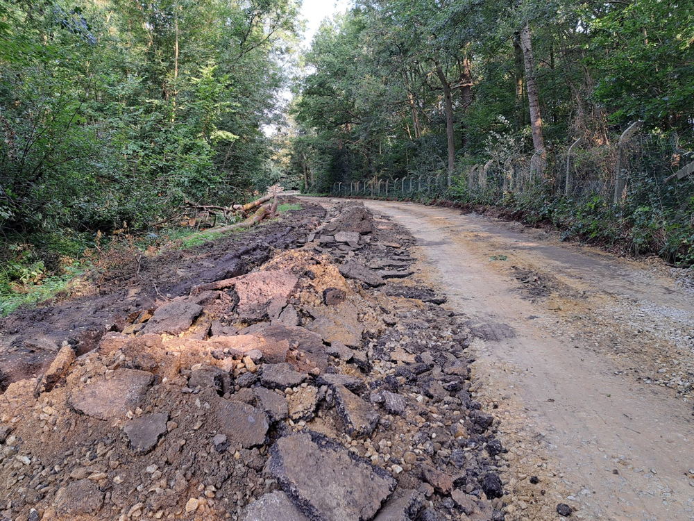 Opgebroken Ravaartstraat ©Vlaamse Landmaatschappij