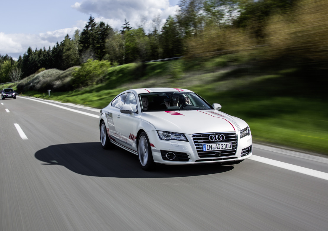 Le prototype Audi “Jack” affiche sa socialisation sur l’autoroute