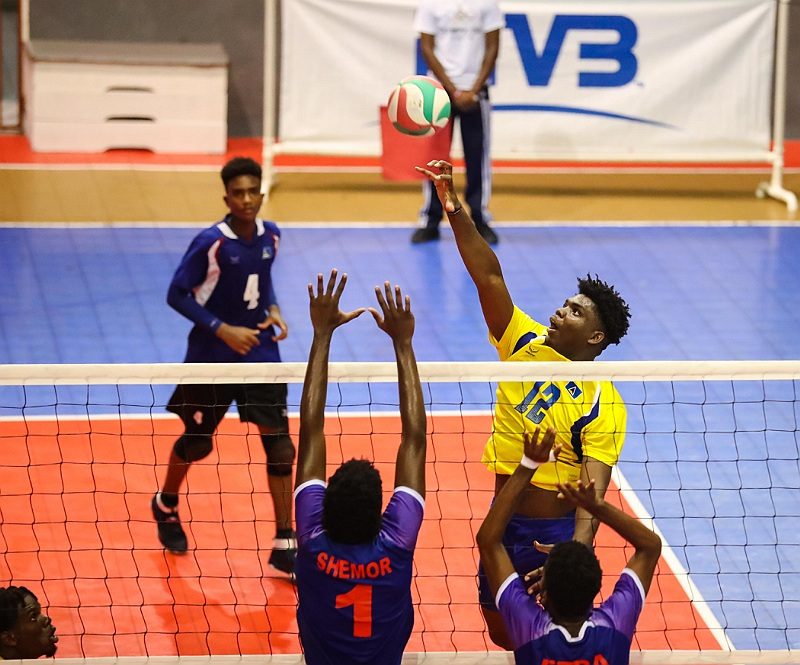 Joshua Florent LCA pictured in yellow
Photo courtesy NORCECA