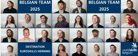 25 "Red Bears" représenteront la Belgique à EuroSkills Herning 2025