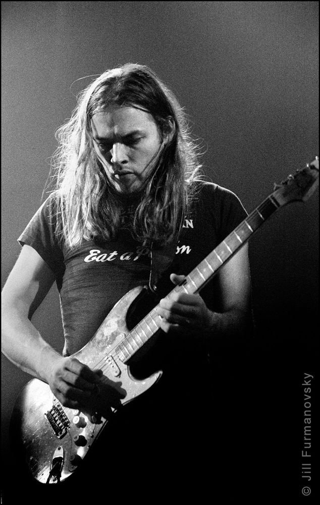 David Gilmour, Earls Court, 1973 © Jill Furmanovsky