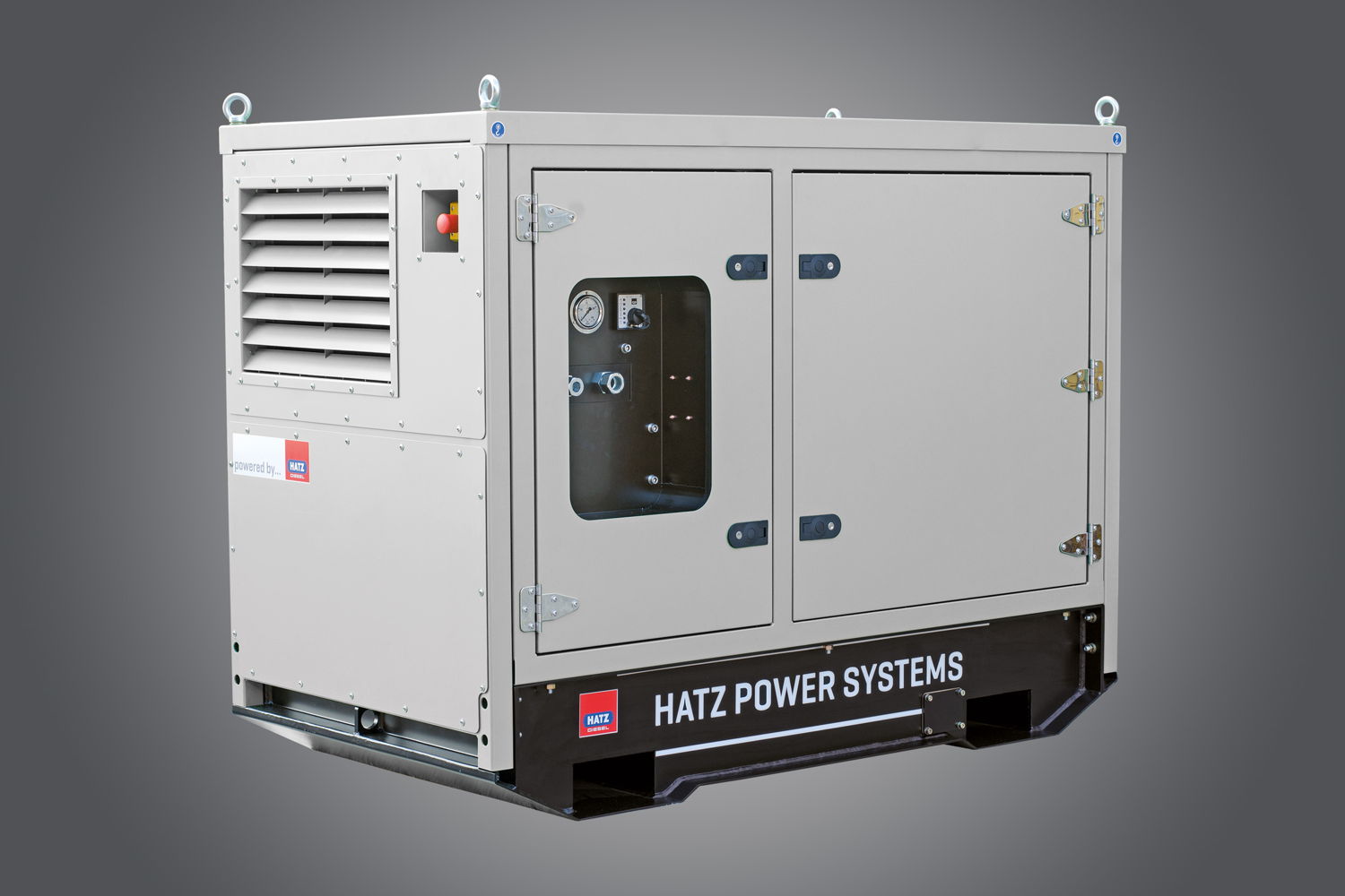 In der High-End-Variante mit dem Motor Hatz 4H50TIC liefert das neue Hydraulikaggregat HAA-55HDCW rund 42 Kilowatt Hydraulikleistung