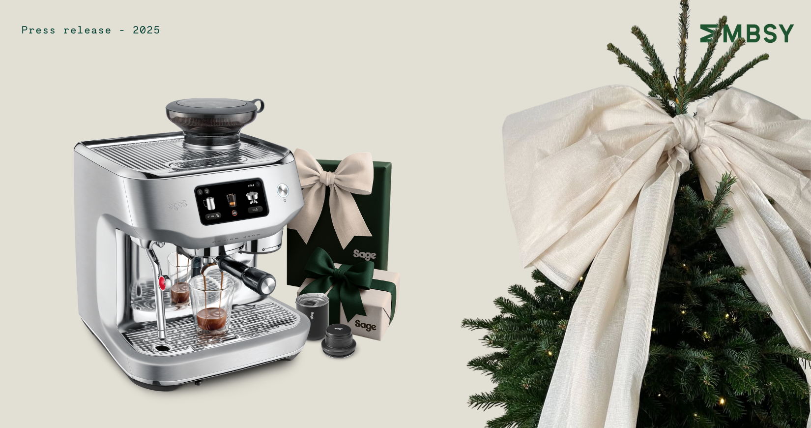 Offrir le plaisir du café cette année ? Voici les indispensables des fêtes signés Sage Appliances®