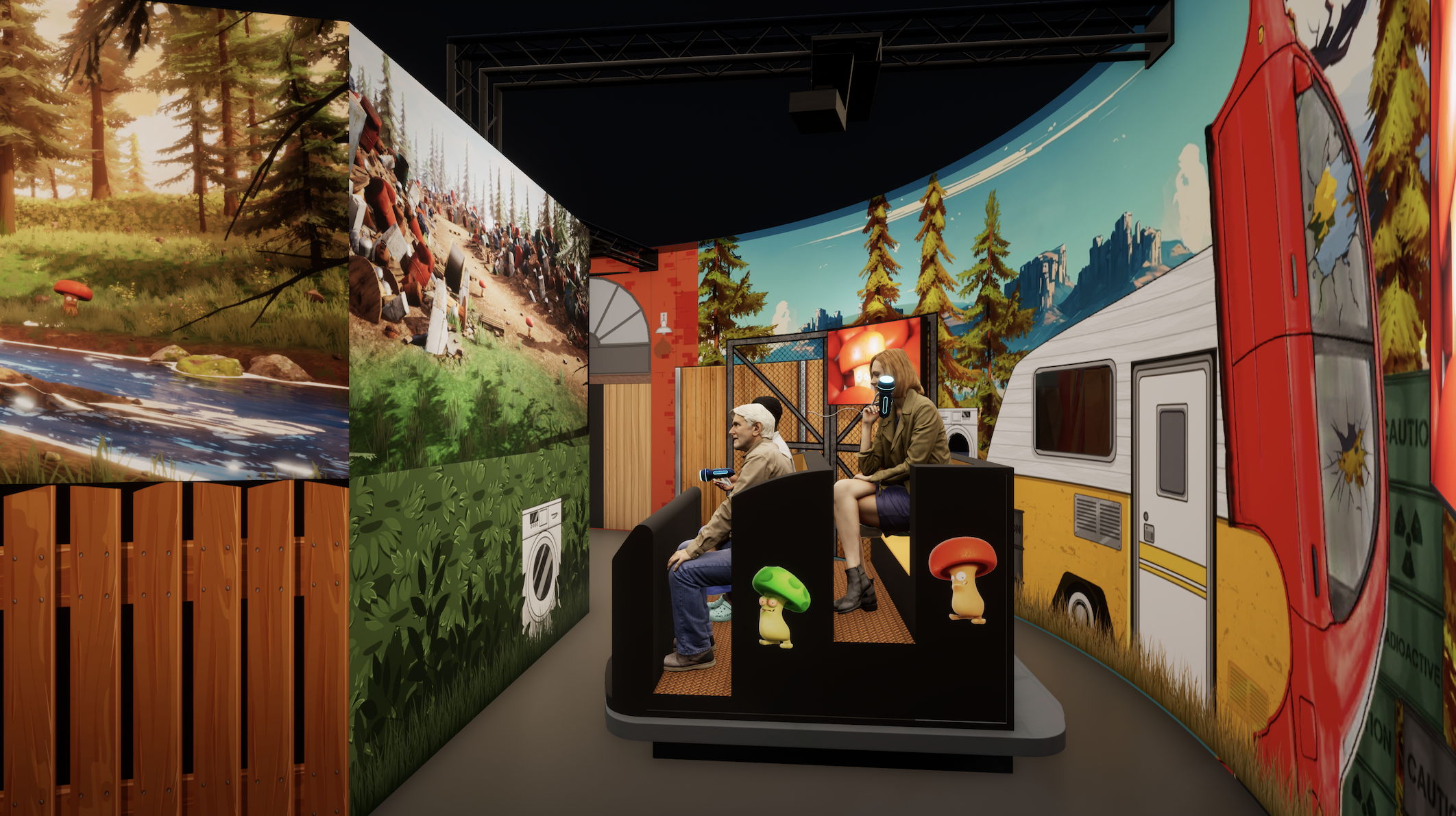 Smash & Reload compact interactive dark ride for all ages