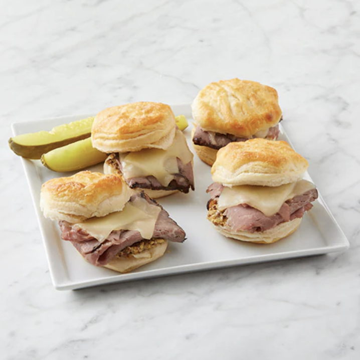 Halloween Beef and Biscuit Sliders