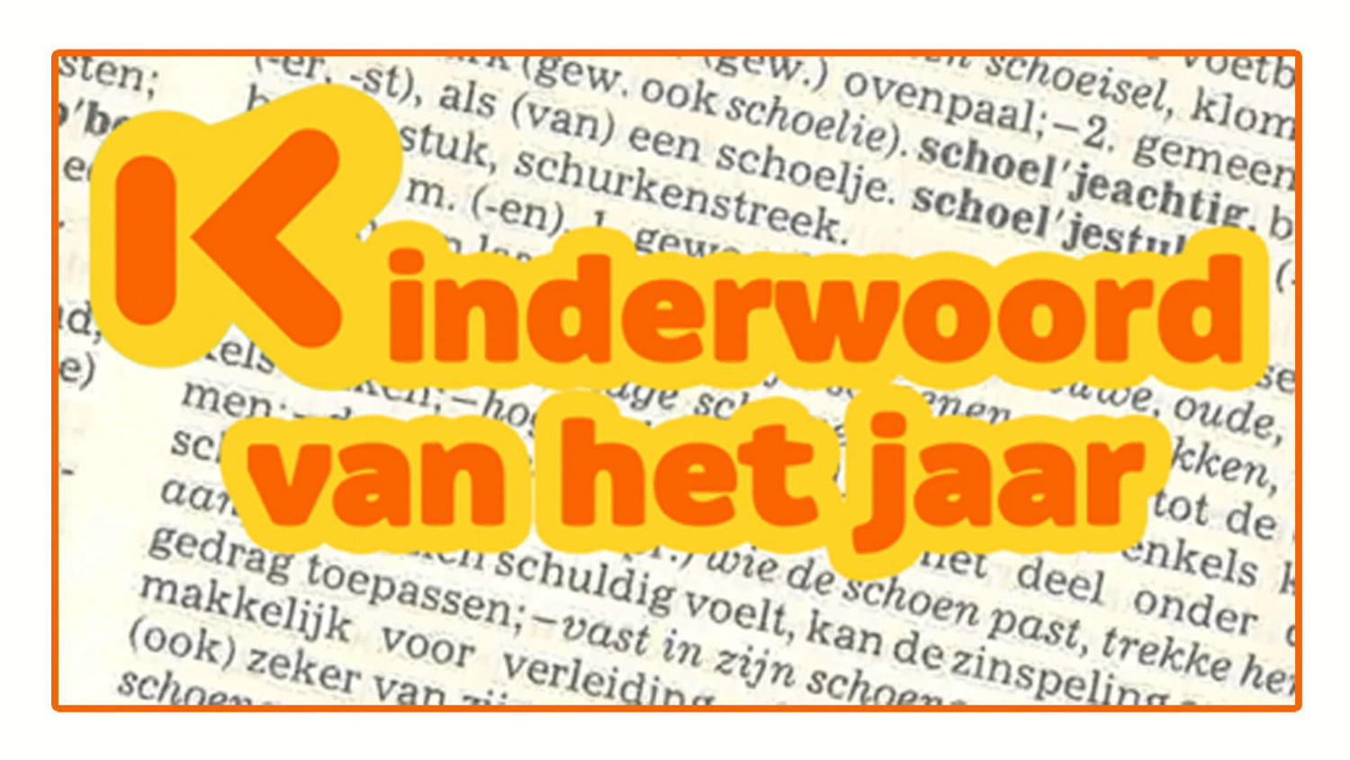 Kinderwoord van het jaar  - (c) VRT