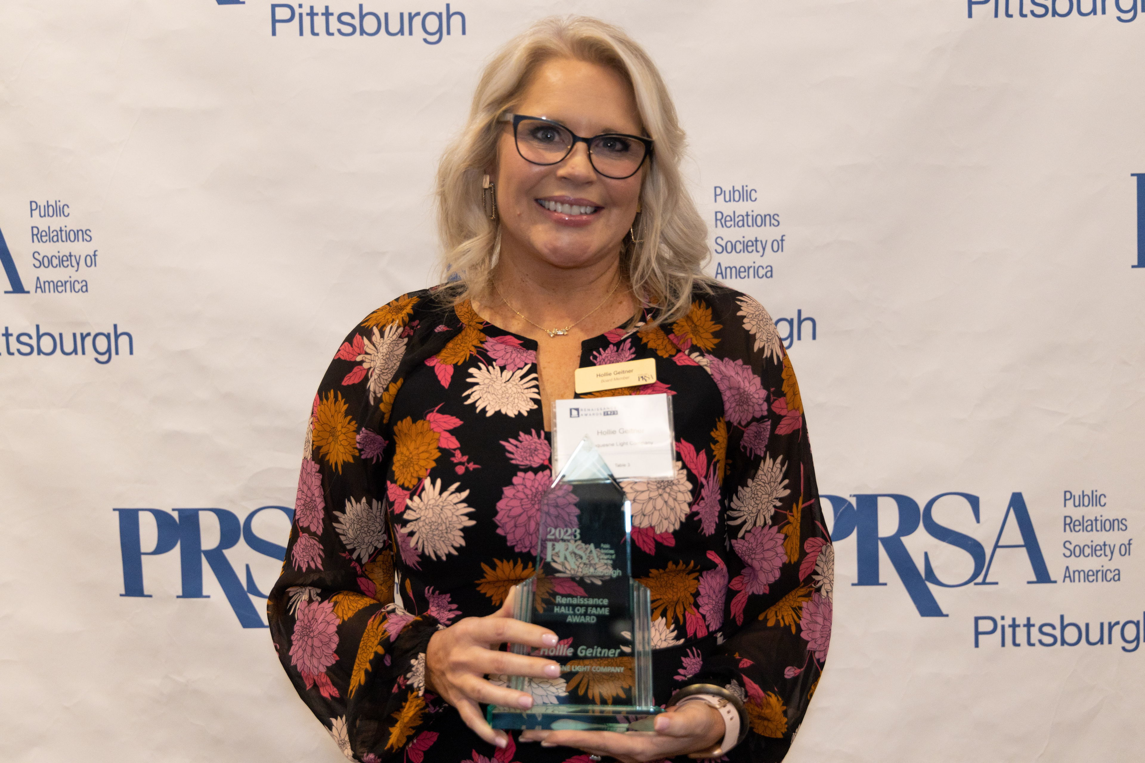 Duquesne Light Company’s Director of Communications and Brand Receives PRSA Pittsburgh Hall of Fame Award