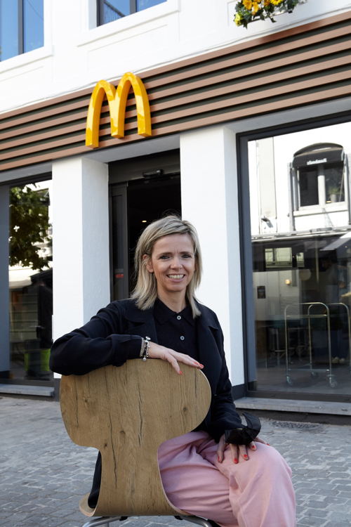 Franchisenemer An-Sofie Hendrikx voor haar nieuwe restaurant in Hasselt