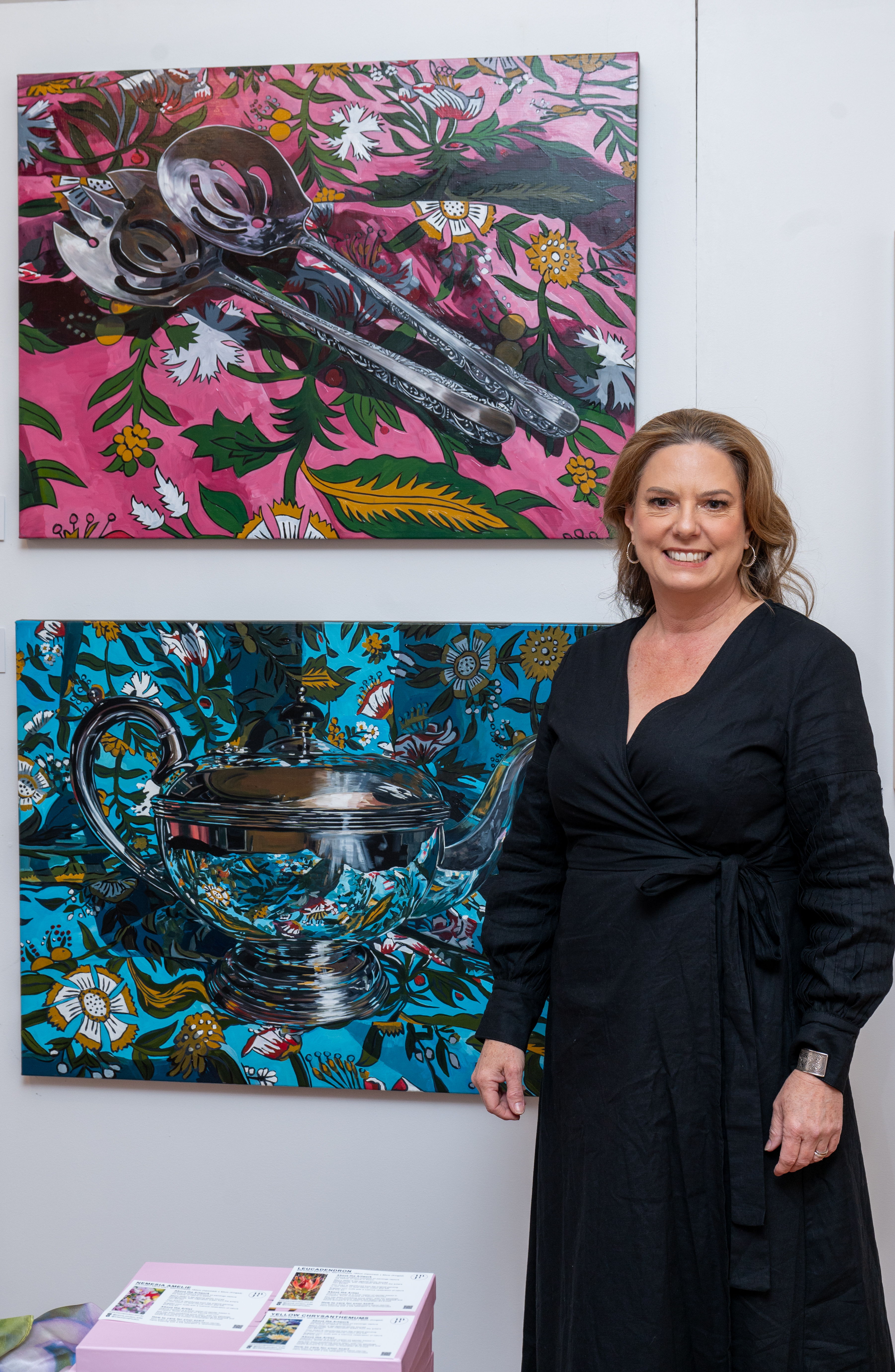 Loreto College Marryatville's artist in residence, Marisha Matthews, at last years springART exhibition