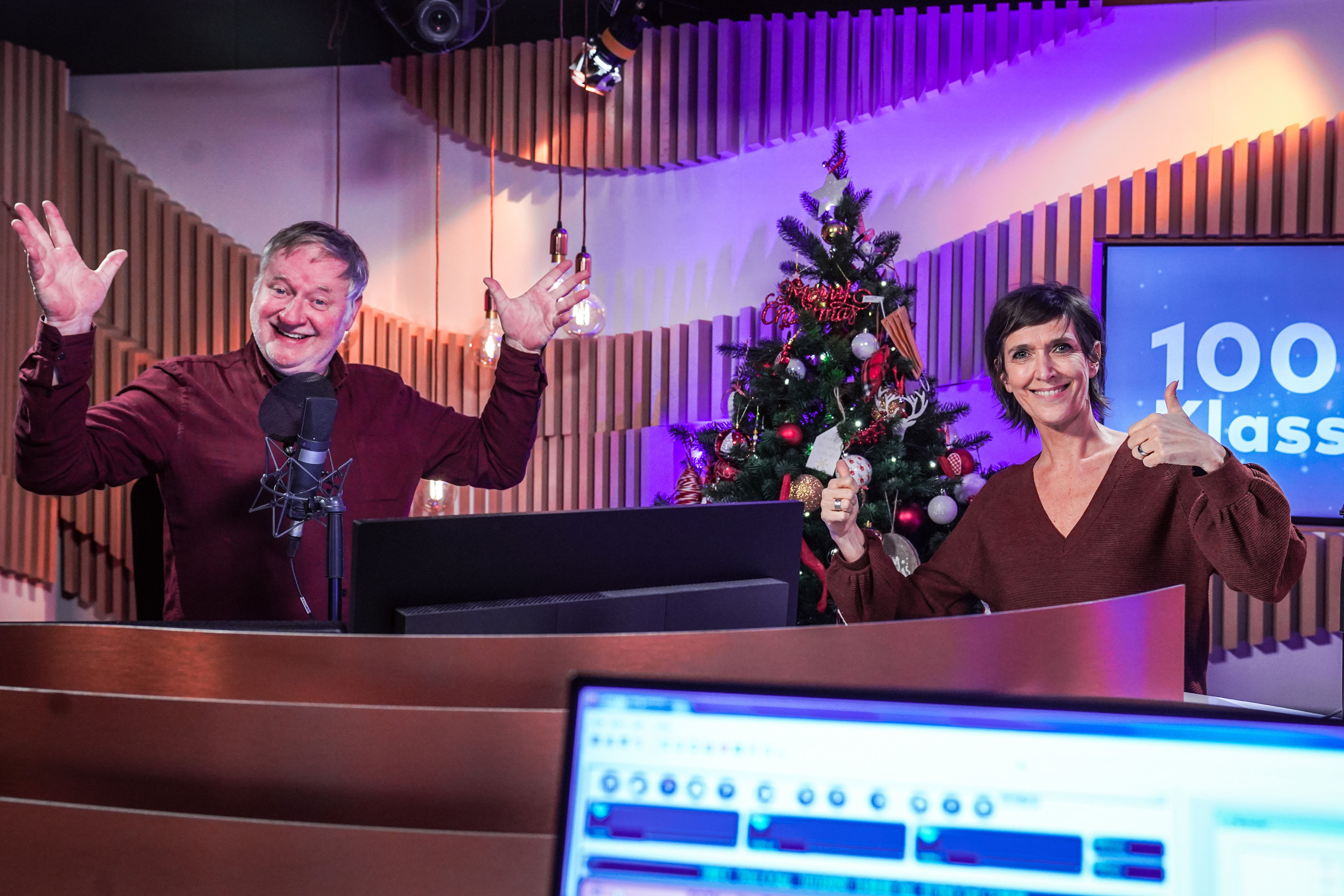 Peter Verhulst en Anja Daems (c) Radio 2