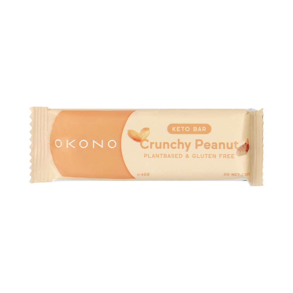 OKONO Keto Bar Crunchy Peanut (€2.29)