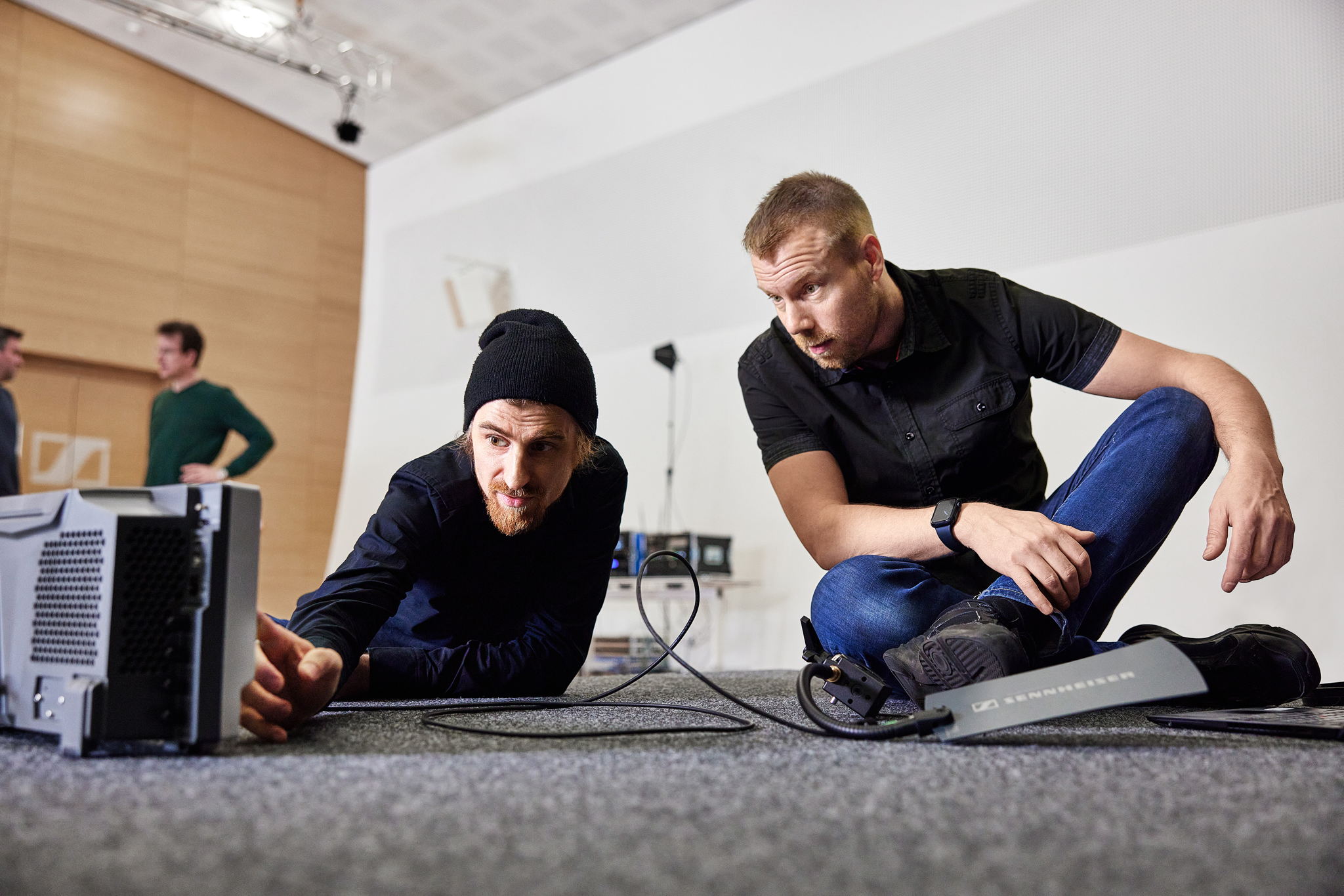Marco and Jonas in discussion