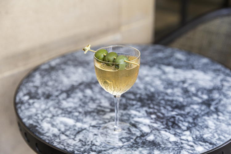 Sarah Cicolini's Dirty Dry Martini