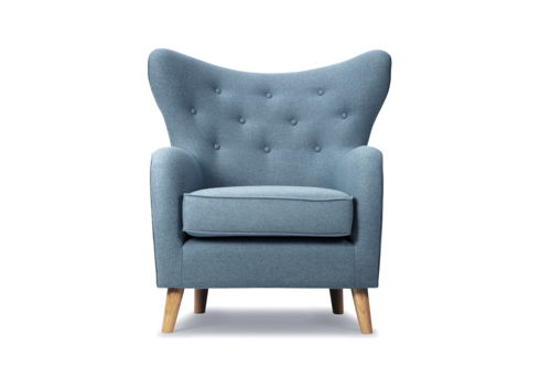Nils chair - Andie Grey Blue